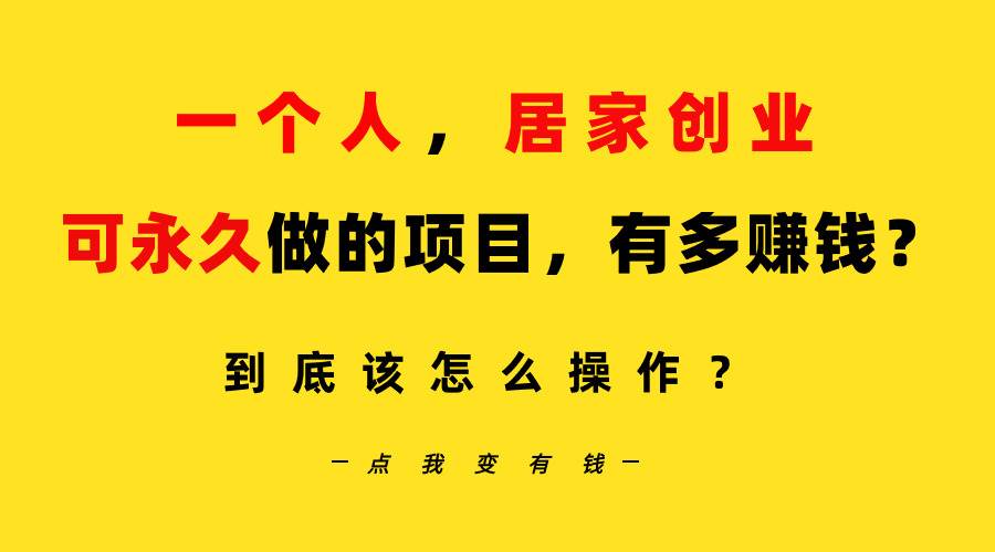 一个人，居家创业：B站每天10分钟，单账号日引创业粉100+，月稳定变现5W…-财富课程