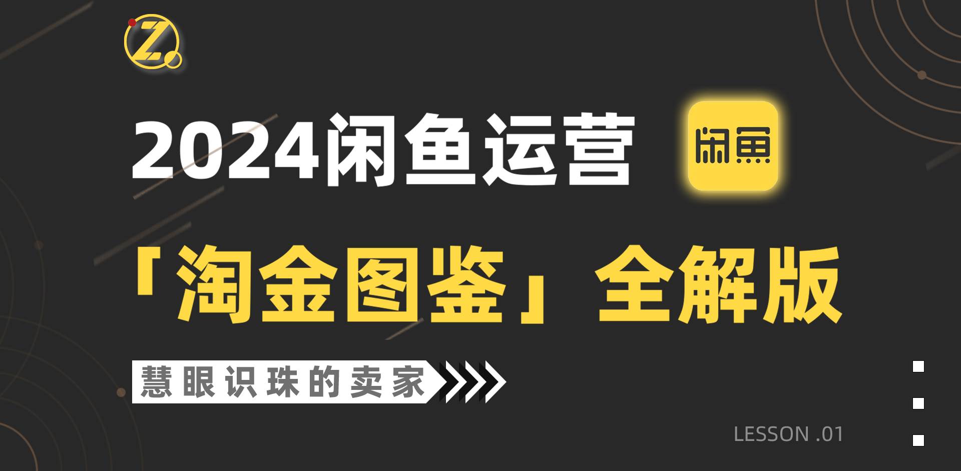 2024闲鱼运营，【淘金图鉴】全解版-财富课程