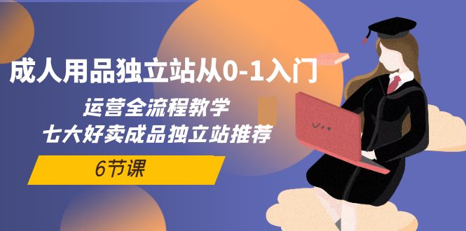 两性用品自建站从0-1新手入门，经营全过程课堂教学，七很好卖制成品自建站强烈推荐-6堂课-财富课程