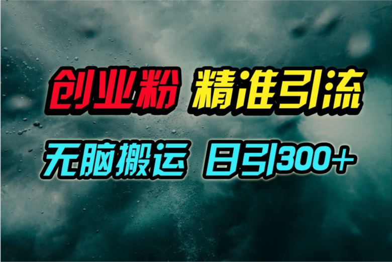 微信视频号纯运送日引300 自主创业粉实例教程！-财富课程