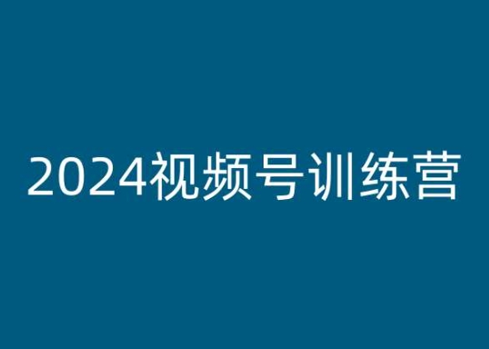 2024微信视频号夏令营，视频号变现实例教程-财富课程