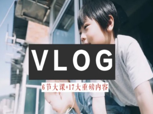 零基础vlog视频课程教大家小白变高手-雅致生活实例教程-财富课程