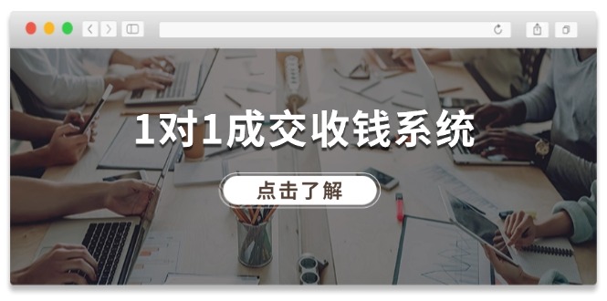 1对1成交收钱系统，全网130万粉丝，十年专注于引流和成交！-财富课程