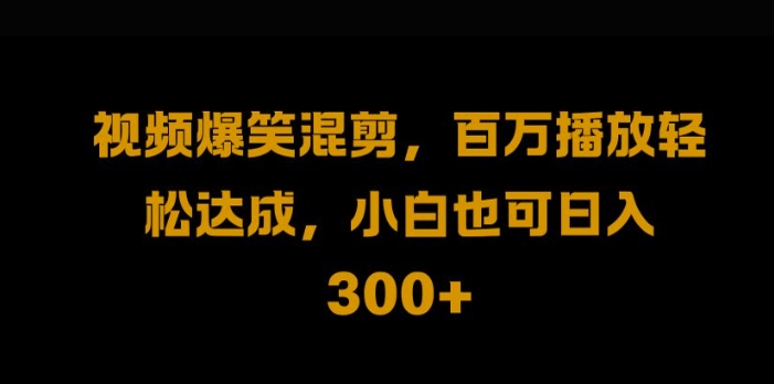 视频号零门槛，爆火视频搬运后二次剪辑，轻松达成日入1k【揭秘】-财富课程