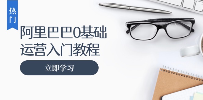 阿里巴巴运营零基础入门教程：涵盖开店、运营、推广，快速成为电商高手-财富课程