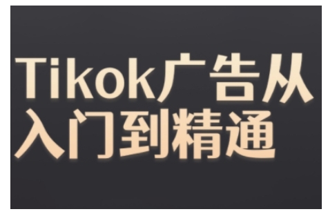 Tiktok Ads实际操作实例教程，Tiktok广告宣传实用教程-财富课程