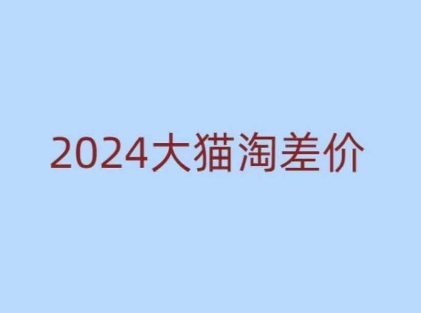 2024版大猫淘差价课程，新手也能学的无货源电商课程-财富课程